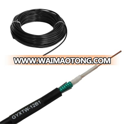 2 / 4 / 6 / 8 / 12 / 16 / 24 Core Single Mode Outdoor Armored GYXTW Fiber Optic Cable