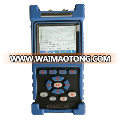 1310/1550nm 32/30dB Handheld Mini OTDR with Touch Screen and VFL and USB Port